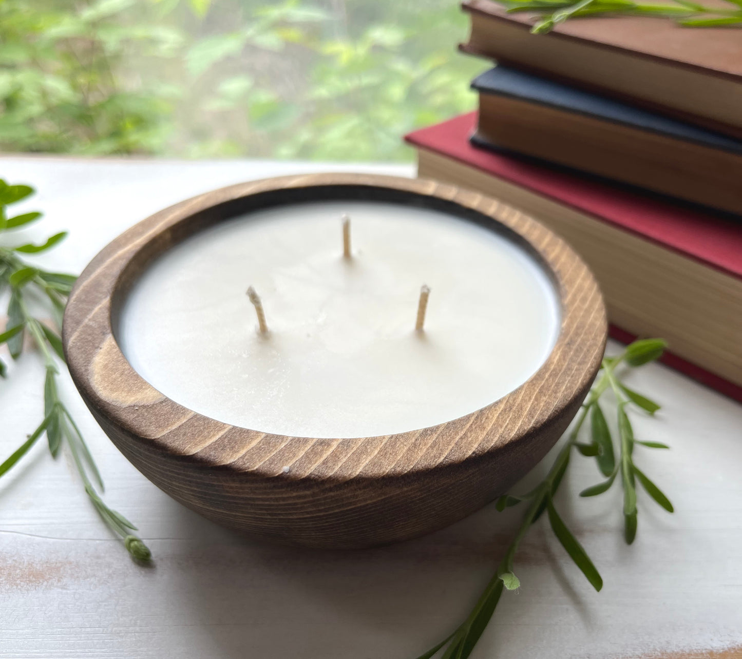 5 1/4 Inch Round Pine Candle