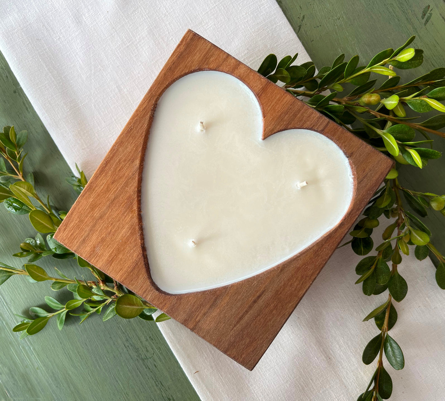Willow Heart Candle