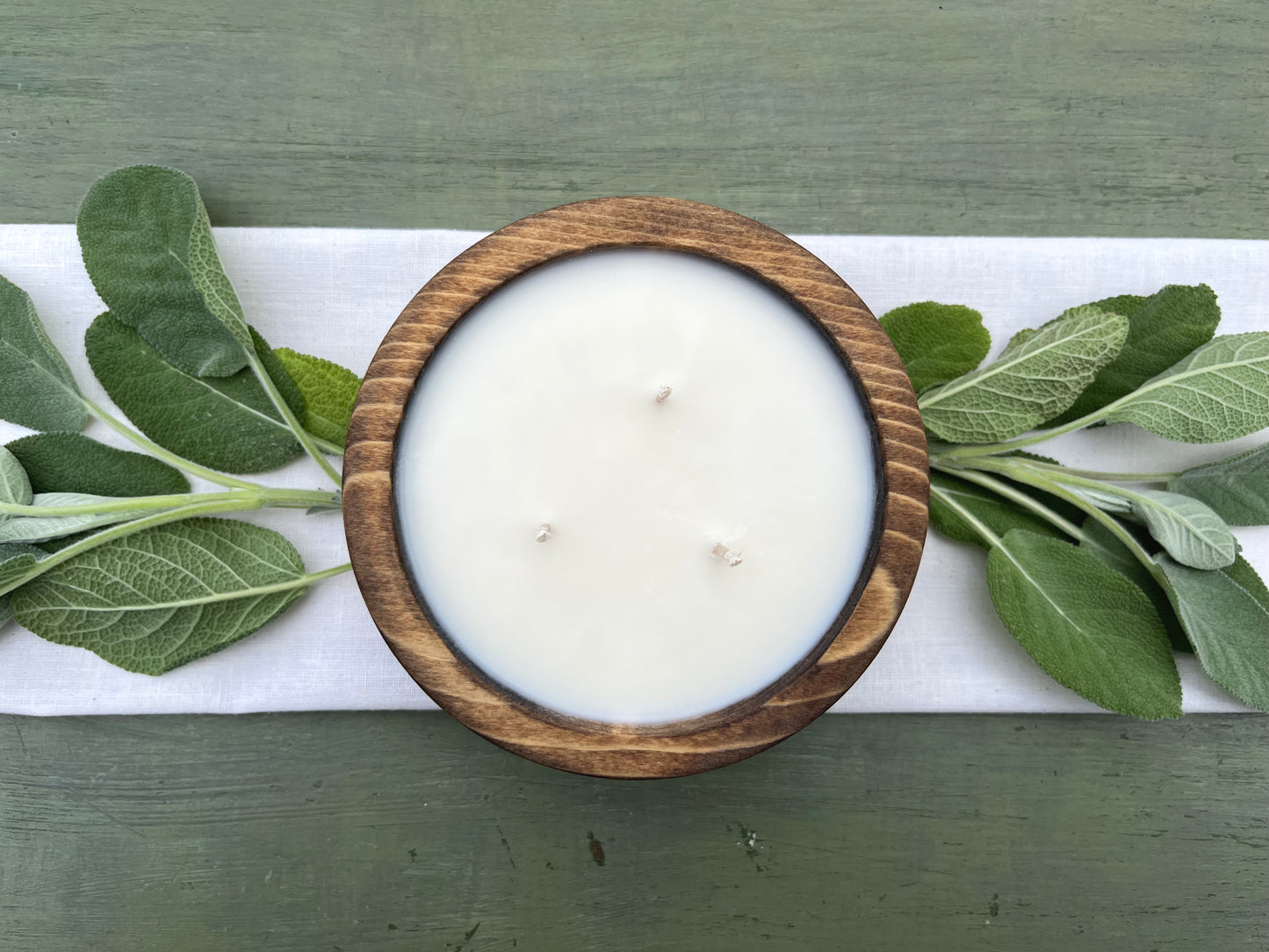 5 1/4 Inch Round Pine Candle