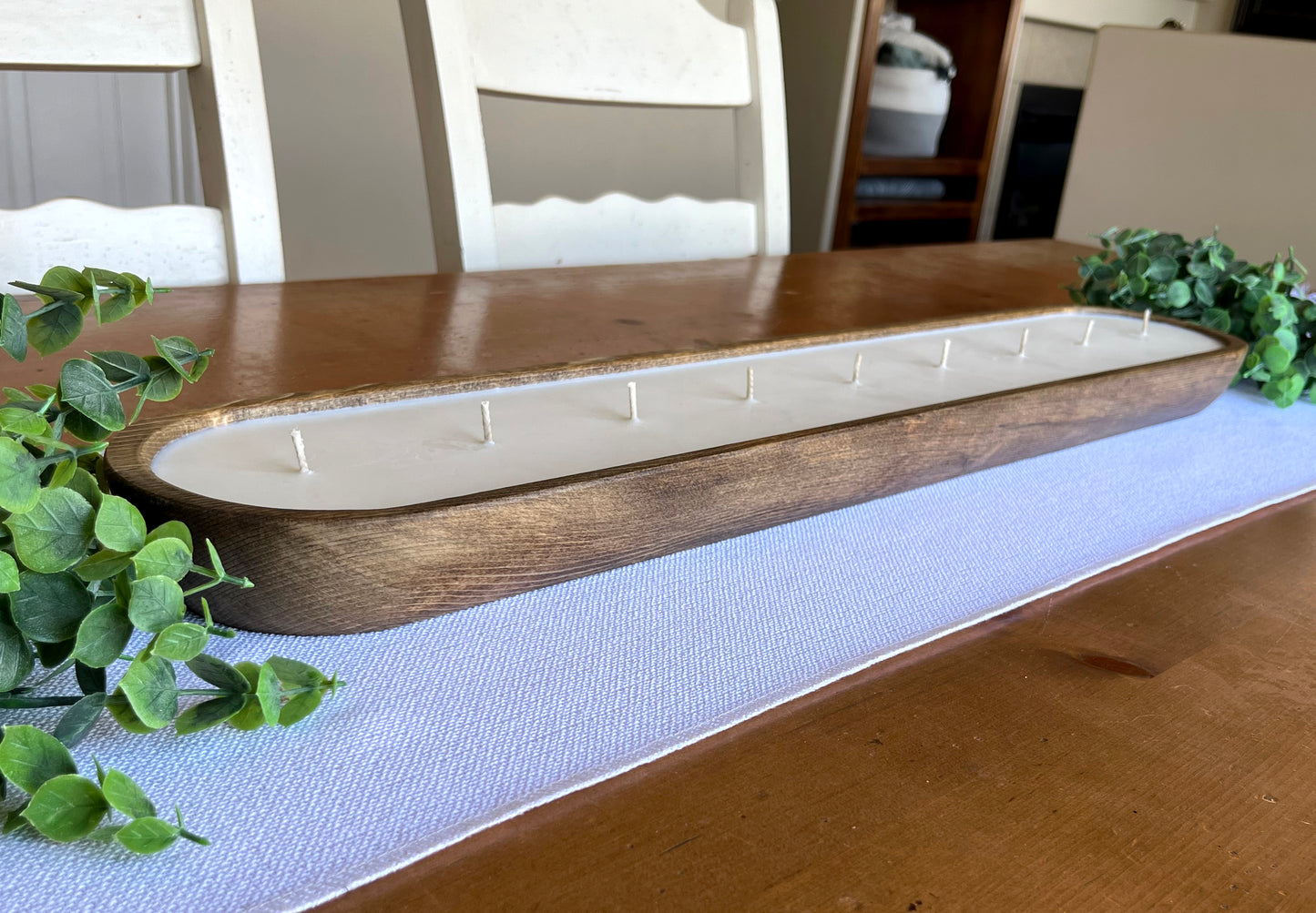 9 Wick Pine Dough Bowl Candle