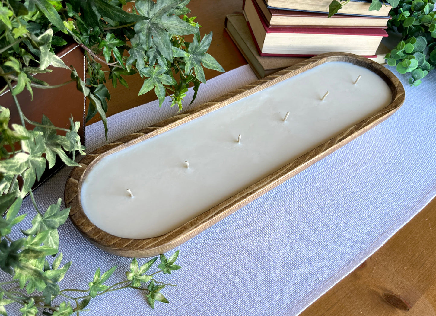 6 Wick Pine Dough Bowl Candle