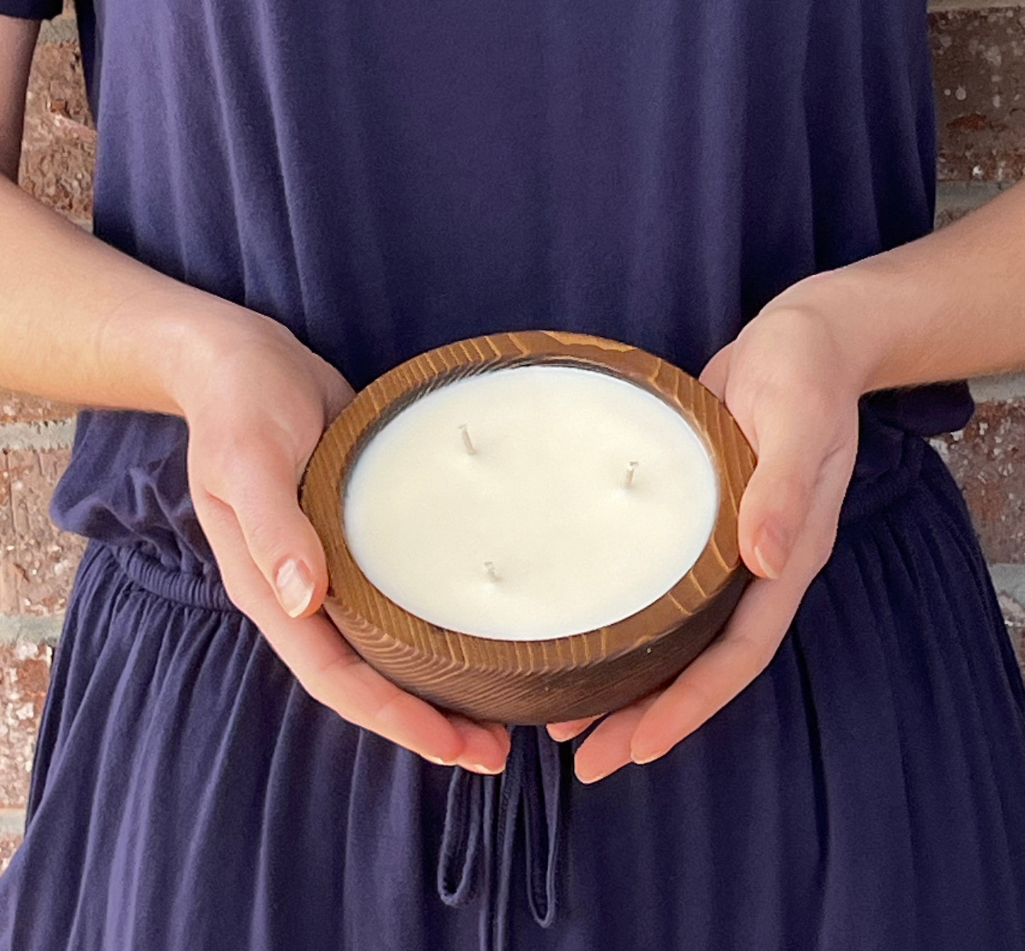 5 1/4 Inch Round Pine Candle